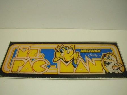Ms Pac-Man Marquee (A Little Faded) $29.99